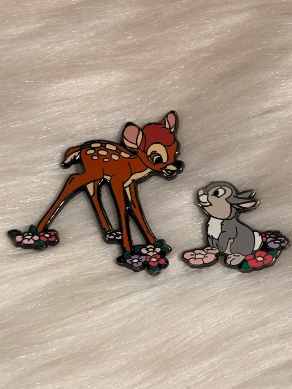 Disney Trading Pins Bambi Deer and Thumper Bunny Set of 2